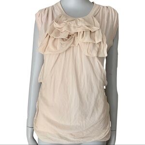 ROBERT RODRIGUEZ Blush Pink Knit Silk Top Size XS
